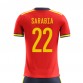 Spanien Pablo Sarabia 22 2023/2024 Hjemmebanetrøje